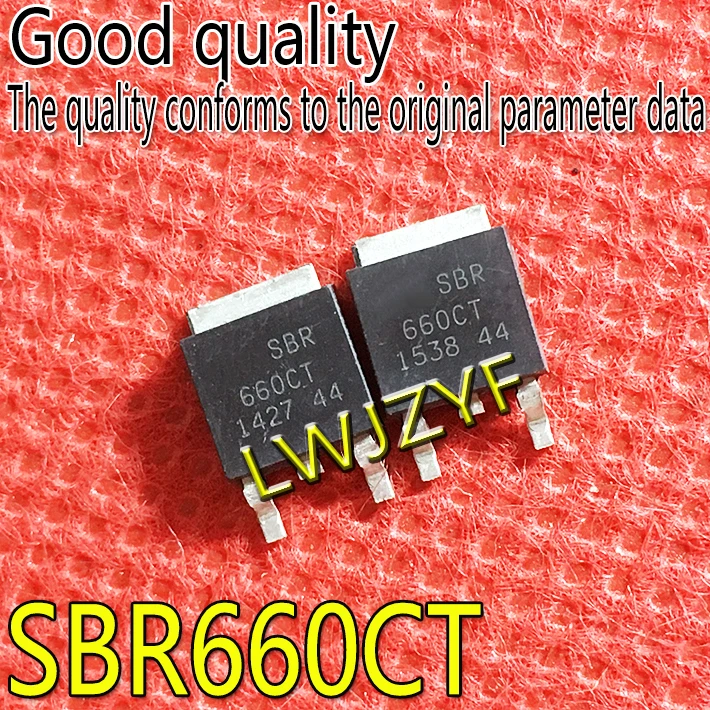 (1 бр.) Нов SBR660CT 660CT 6A 60V TO-252 MOSFET Бърза доставка
