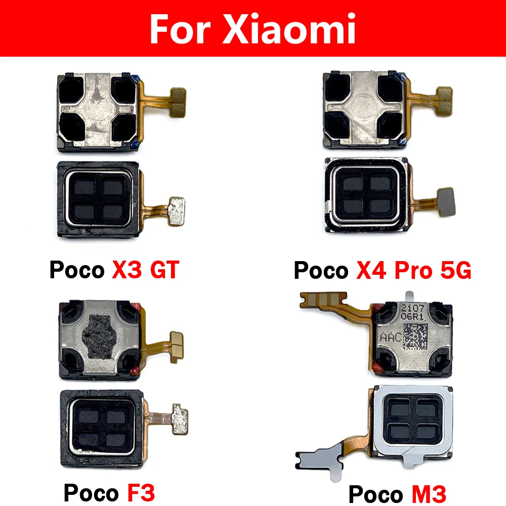 10 бр./лот, Оригинални Слушалки, Високоговорител-подложка За Xiaomi Poco F1 F2 F3 Pro X2 X3 NFC GT C3 M2 M3 Pro Говорител-приемник за слушалки