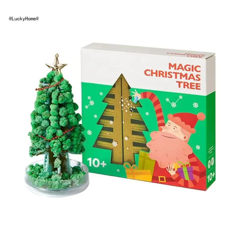 11UA Празнична магическа отглеждане кристален Коледно дърво, весела играчка за развитие на партита