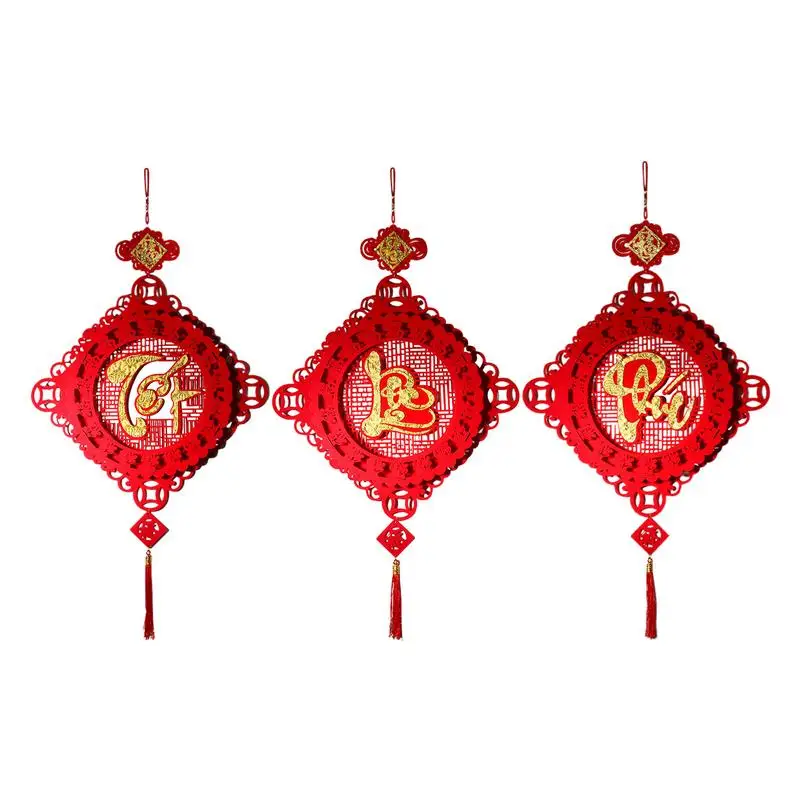2024 Китайската Нова Година Хартиен Фен Украса 3D Коледна Парти Хартиена Пискюл Украшение с Пискюл Кухи Годината на Дракона Пролет