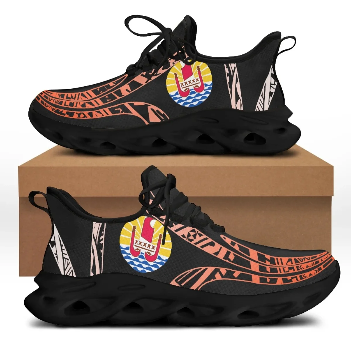 CYWGIFT Полинезийски Традиционни Племенни Принт Мода Тонга Дизайн Дамски Обувки Нови Ежедневни Обувки На Равна подметка Лятна Окото Обувки Zapatos