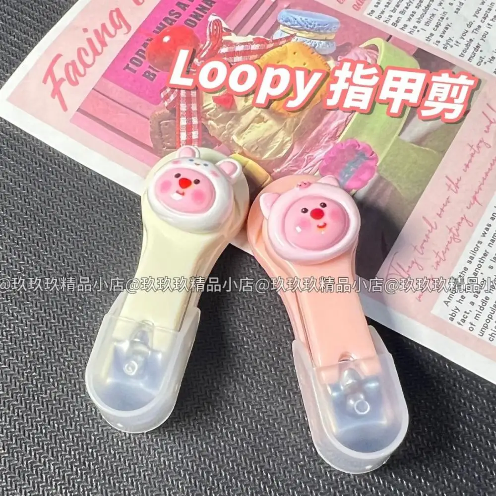 Loopy Пороро Kawai Карикатура Сладки Кукли Loopy Преносими Трайни нокторезачки Аниме Плюшени Играчки за Момичета Детски Играчки за Подарък За Рожден Ден
