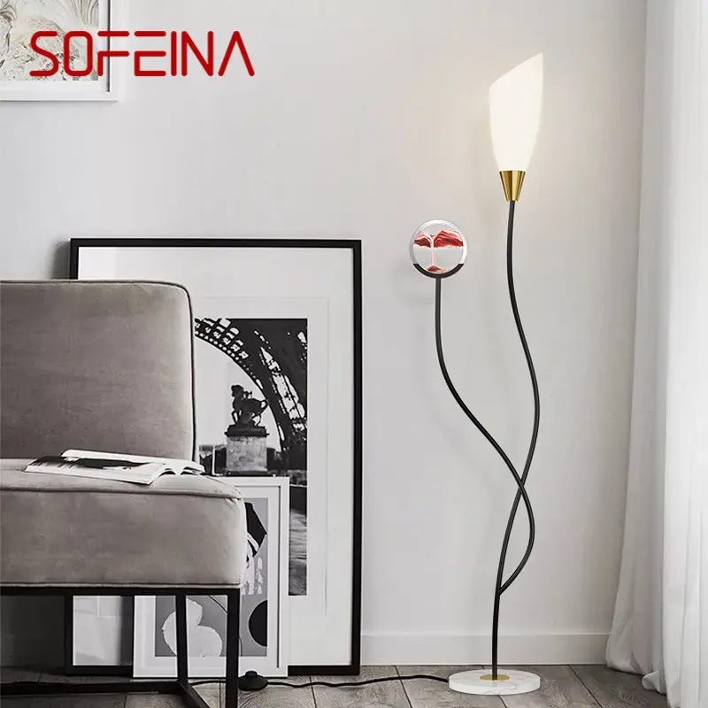 SOFEINA Модерни лампи във формата на пясъчен часовник, led 3 цвята, Творчески Стандартни лампи, Декорация за дома, Хол, Спалня