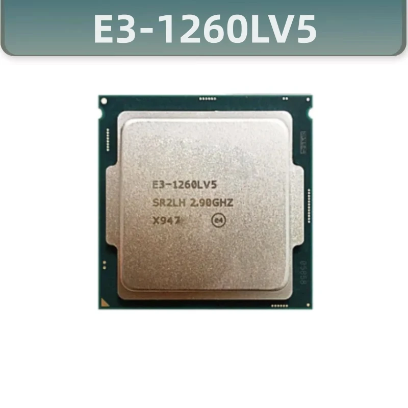 Xeon E3-1260Lv5 E3 1260Lv5 E3 1260L v5 с честота 2,9 Ghz се Използва четириядрен восьмипоточный процесор с мощност 45 W CPU LGA 1151