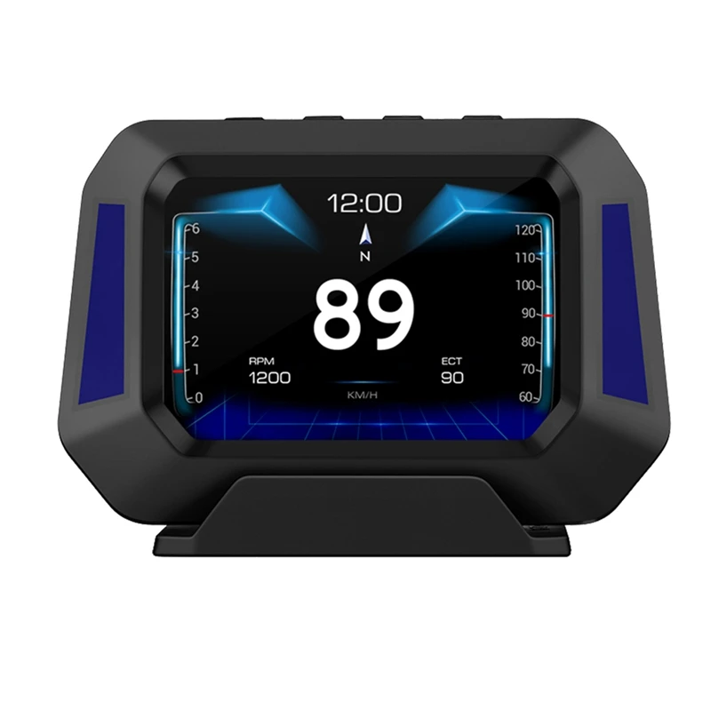 Автомобилен тестер P21 HUD GPS инструмента за Диагностика на таблото на автомобила OBD Монитор точков LCD монитор