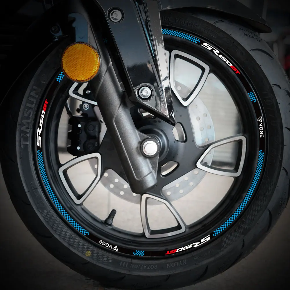 Аксесоари за мотоциклети Стикер във формата на ленти на колелата джантата на Главината светлоотразителни стикери за VOGE SR 150 GT SR150GT