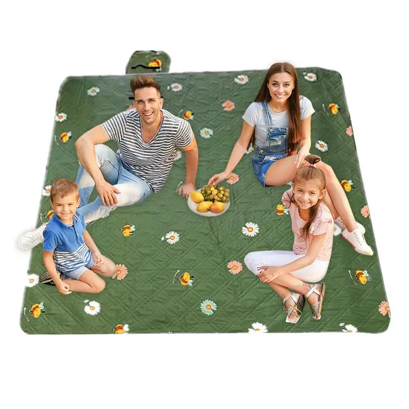 Голямо одеяло за пикник Голямо одеяло-килимче за активна почивка на открито, на закрито, одеяла за плажни семейни пикници, пътувания