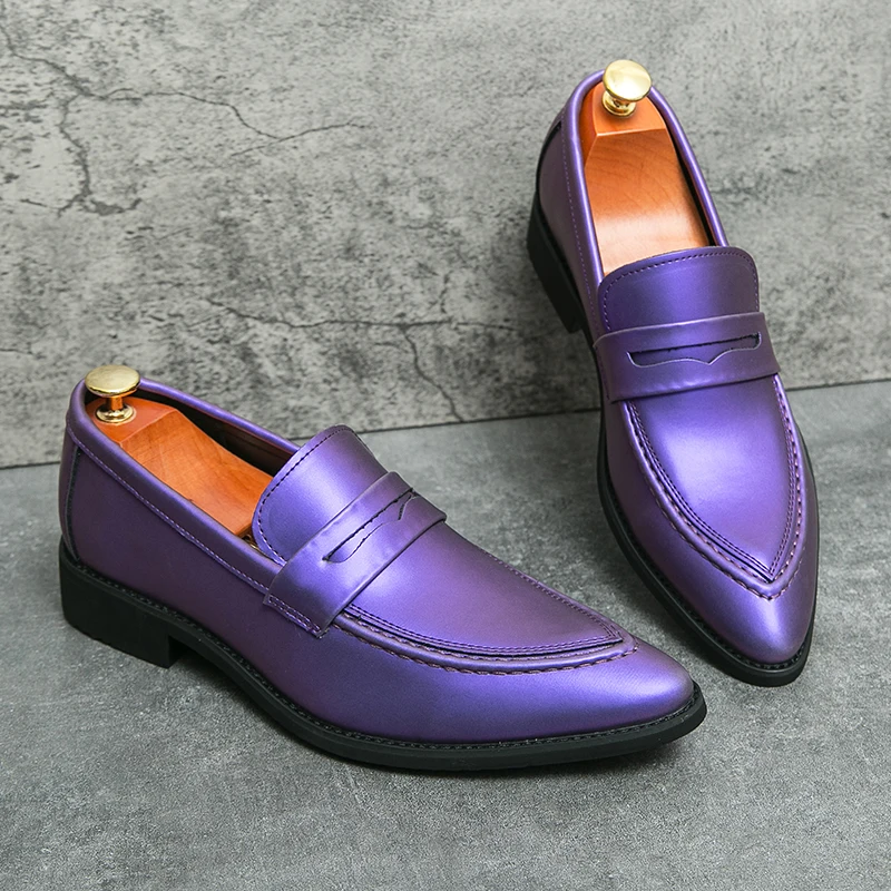 Гореща разпродажба на мъжки обувки от естествена кожа Европа Америка Остроконечная бизнес обувки Остроконечная Кожени обувки за мъже Офис Ежедневни обувки