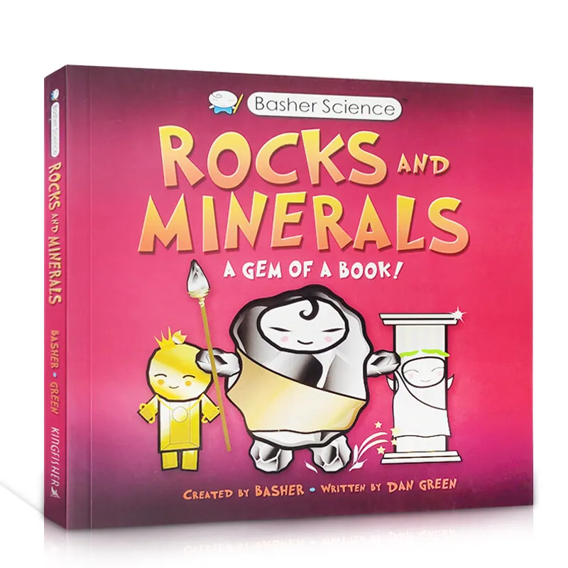 Камъни Милумилу и минерали Basher Sciencend - перлата на книжния детска просвещението, информационни снимка