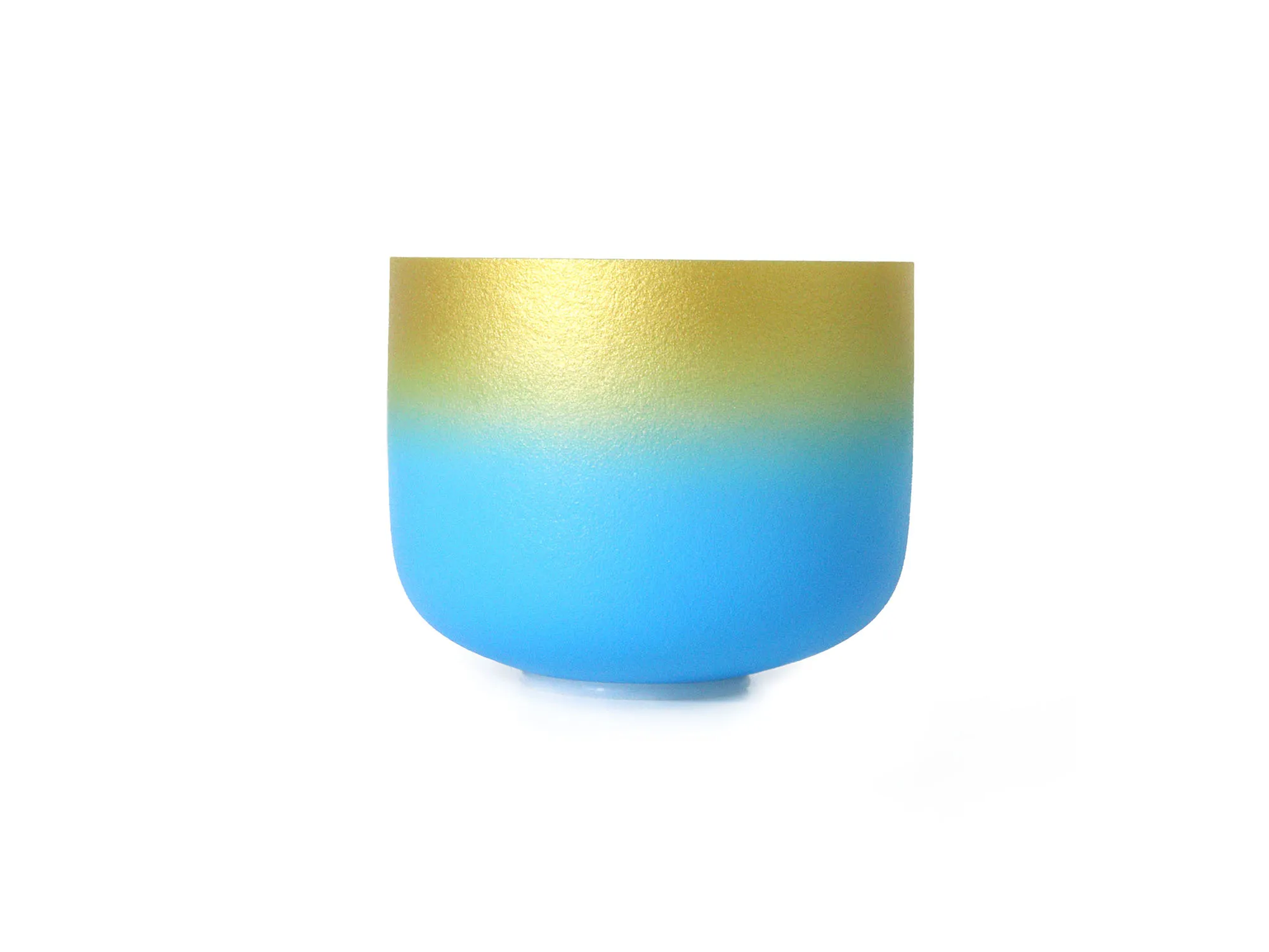 Колекция Gilt Lake Blue Crystal Преносима Поющая Чашата Кристална ударен Инструмент Музикална купа за медитация, Йога