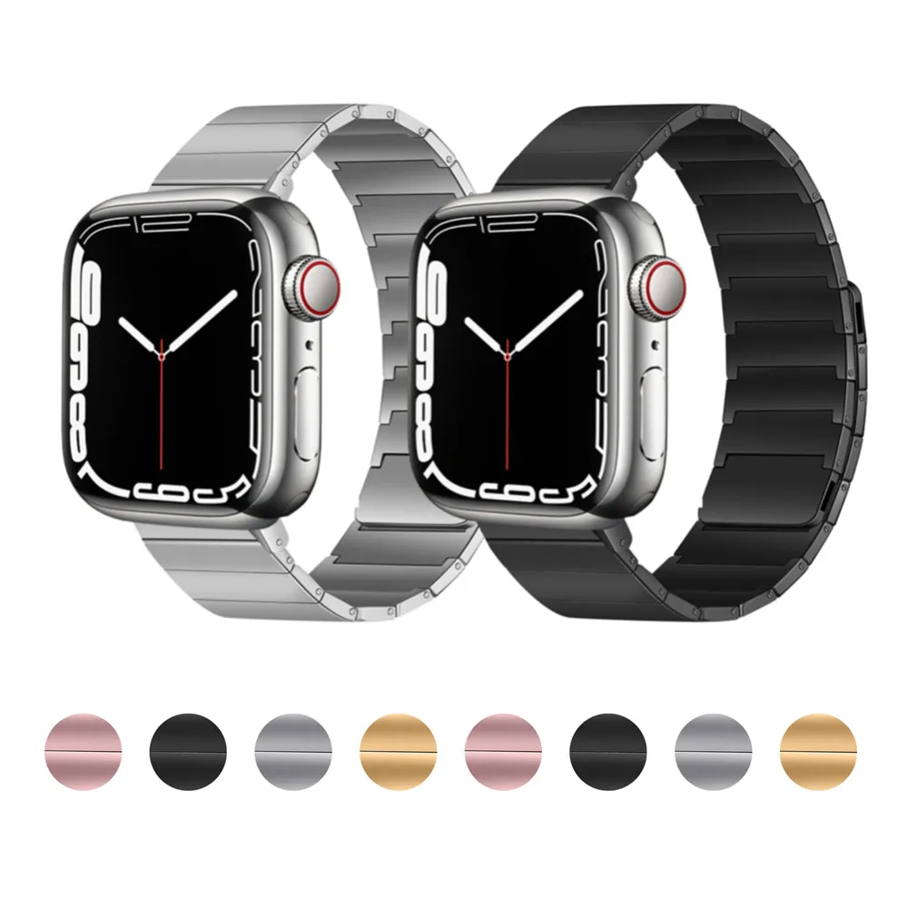 Метална каишка за Apple watch band 49 мм 45 мм 41 мм от неръждаема стомана гривна iwatch series Ultra2 8 7 6 5 4 SE 44 мм 42 мм 40 мм каишка