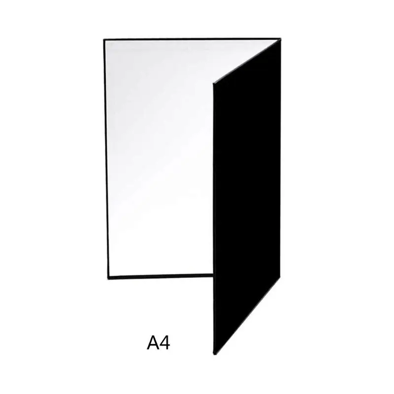 Многофункционална сгъсти двустранен сгъваем картон, формат А3, А4, 3 в 1 за фотография стеклокерамических козметични продукти