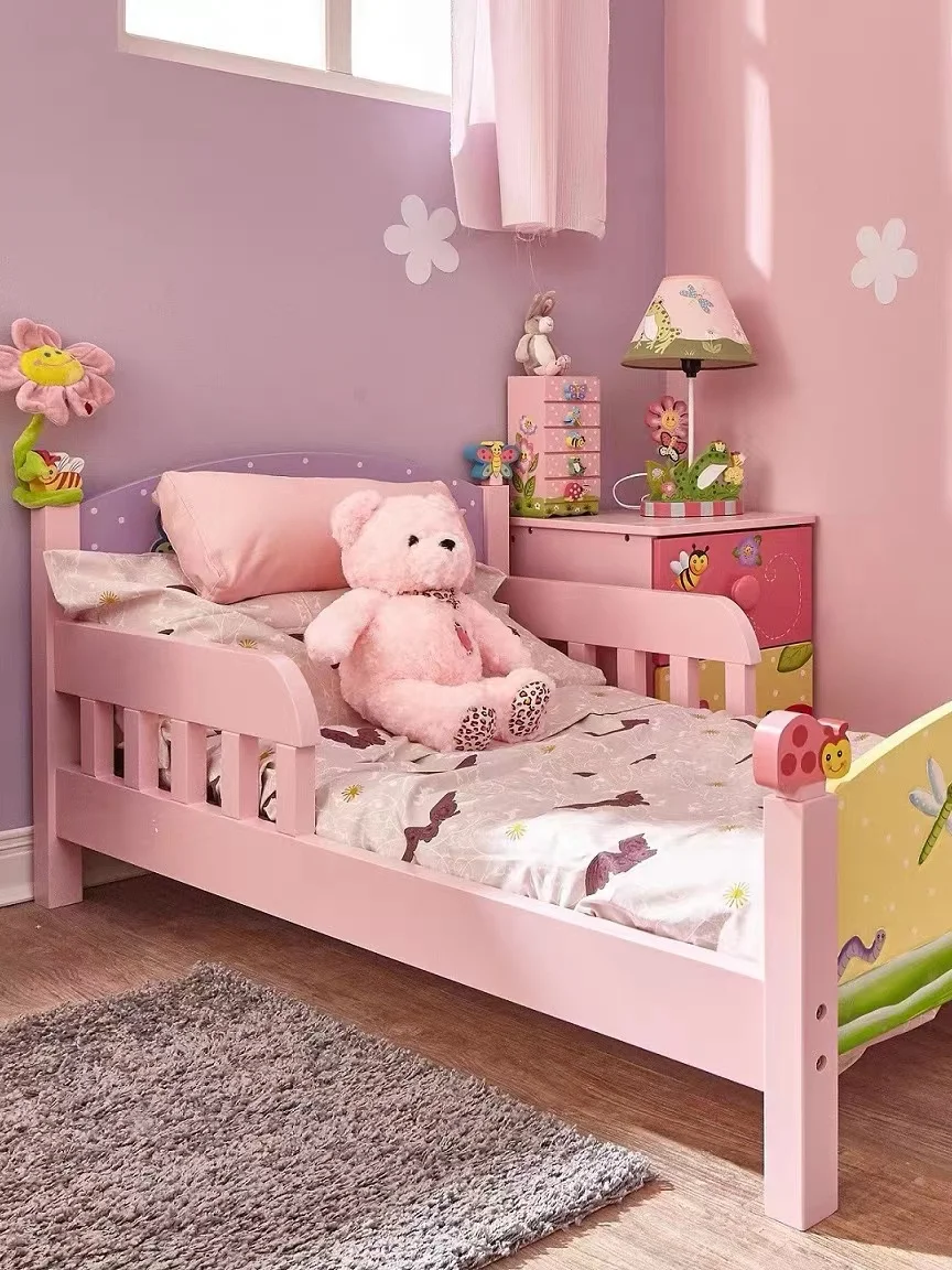 Модерен дизайн, детски мебели, розови детски легла за детска градина
