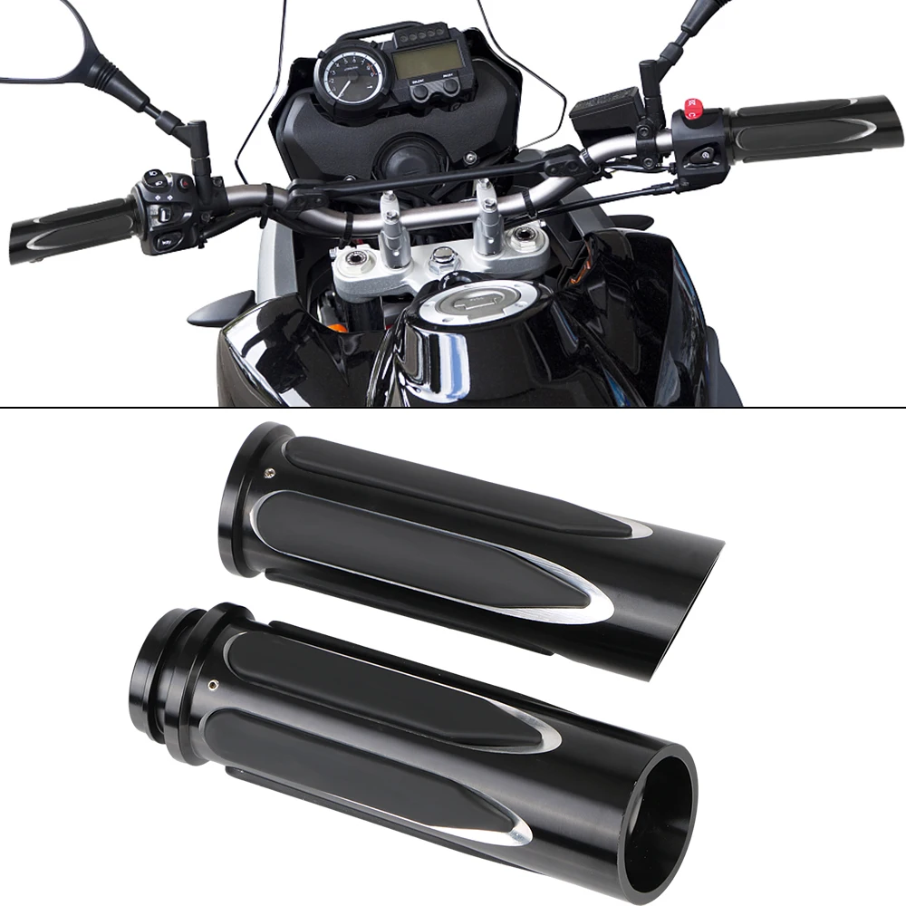 Мотоциклетни Ръчни дръжки за Touring Softail Dyna Comfort Grip Set с ЦПУ Електронна писалка на педала на газта Soft Touch 1