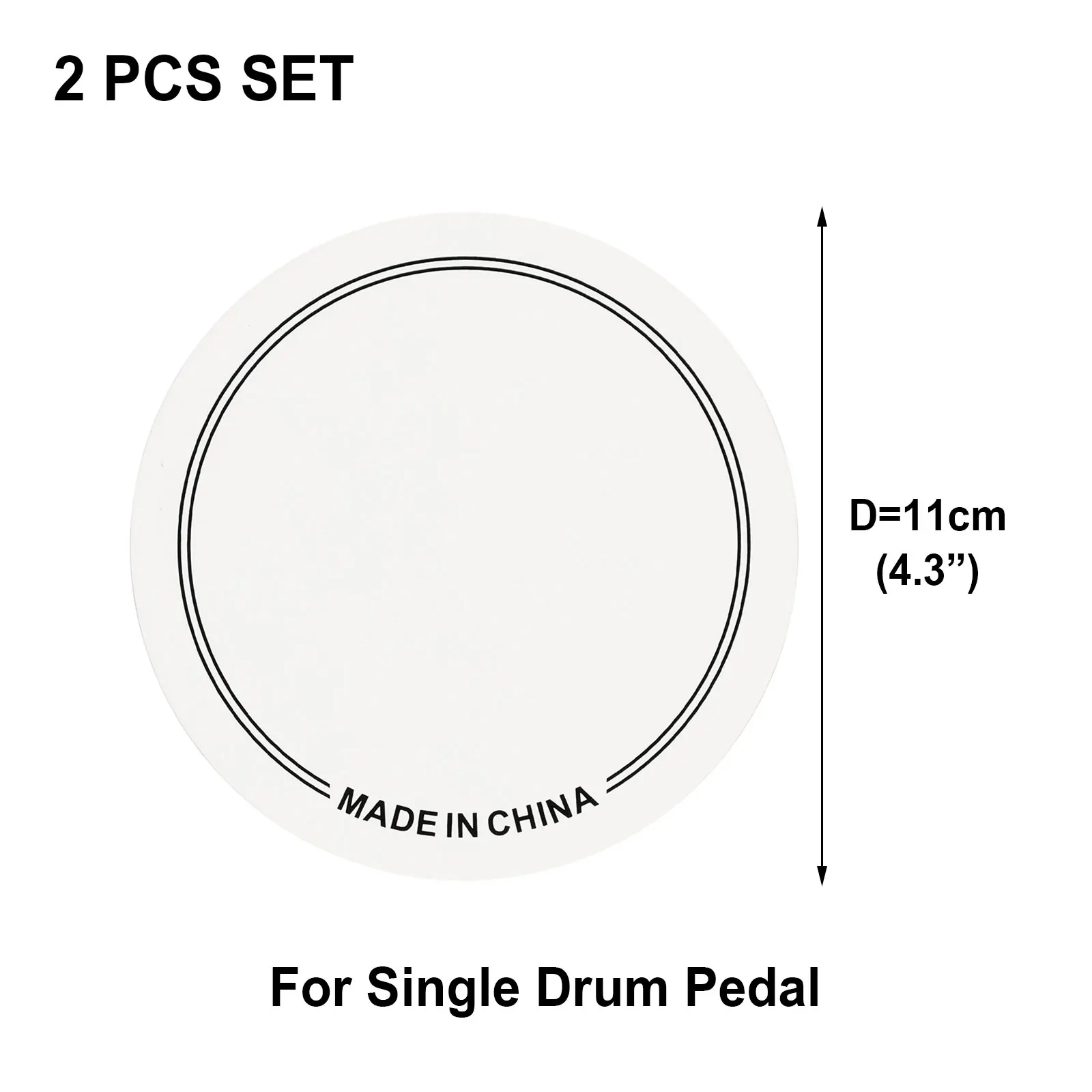 Носи етикет за услугата педала за двойно/ одинарного бас барабан със защита от умора, подобрен набор от аксесоари за ударни инструменти 