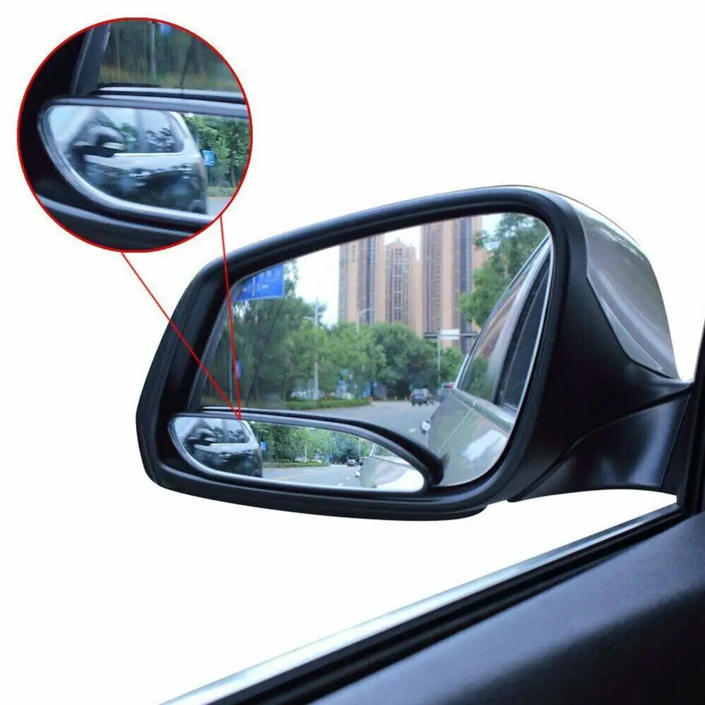 Огледало Сляпа Зона 2 Бр Авто 360° Широкоъгълен Издут Вид Отзад Автоаксесоари Интериор На Автомобила Suv Сигурност Tru J6h8