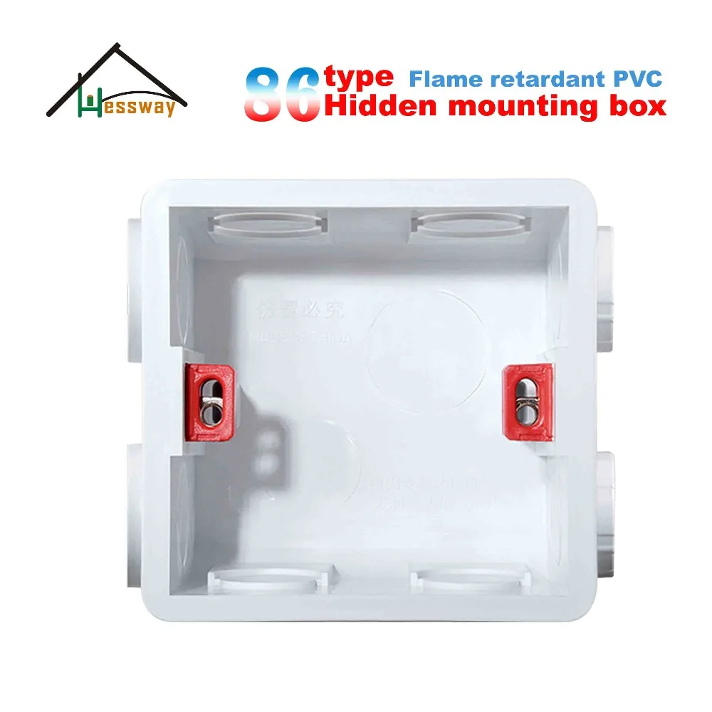 Пожароустойчива Регулируема монтажна кутия Вътрешна касета за разпределителната кутия на тъмната стена