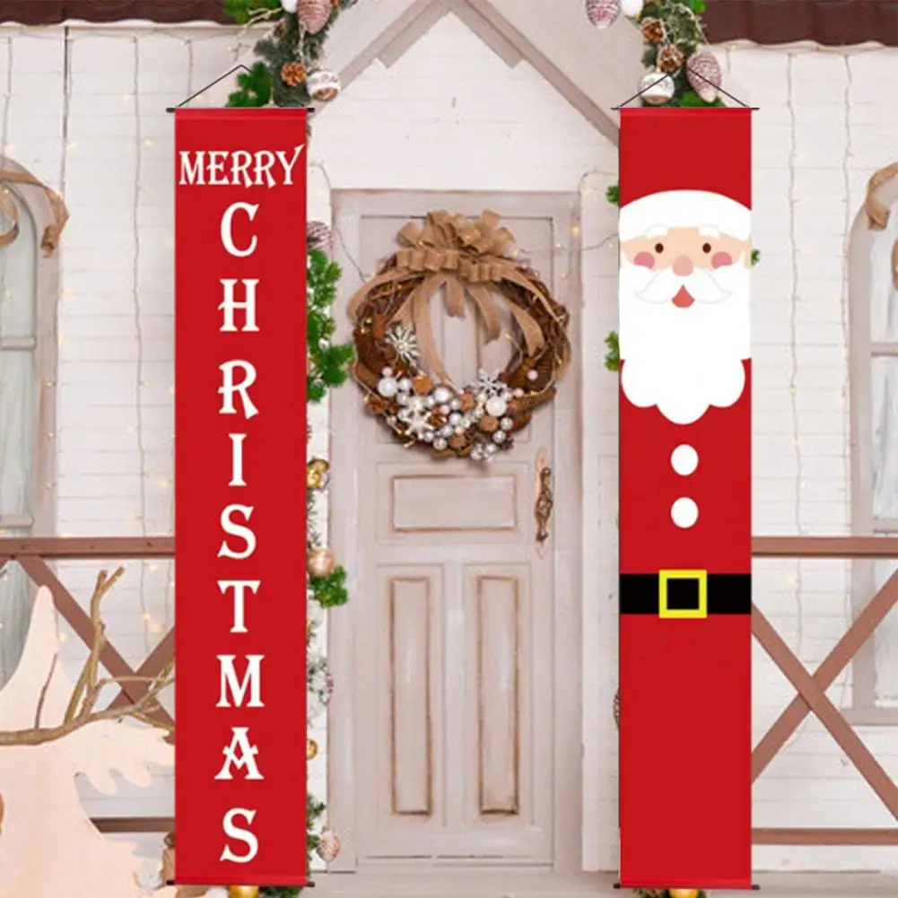 Празнични аксесоари за врати, привличащи вниманието Коледни куплеты, врати завеси, празнични улични украси фина работа, парти