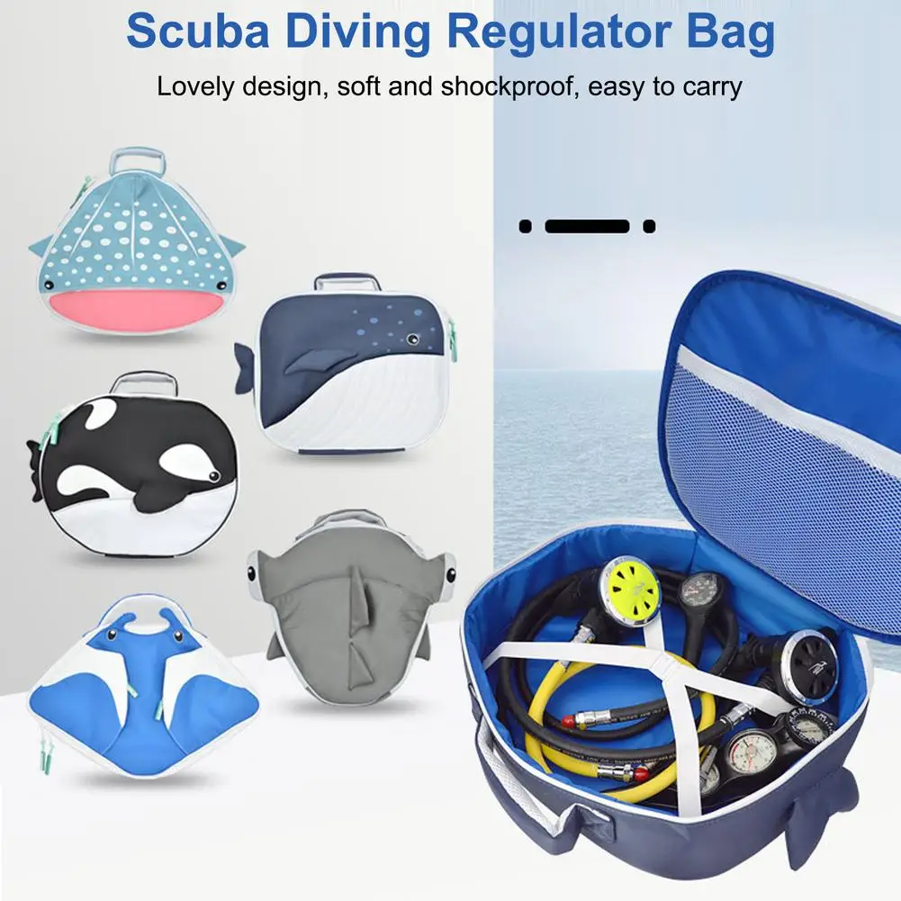Преносима чанта за съхранение, Ударопрочная Износостойкая чанта за регулатор за гмуркане в анимационни формата на голям капацитет, за да проверите за водни спортове