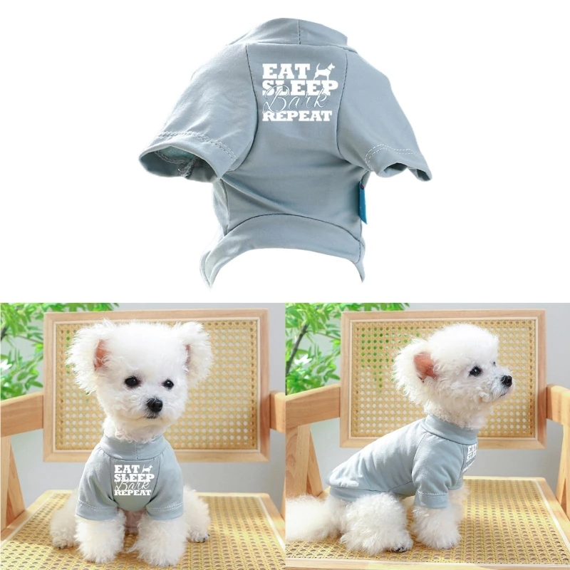 Пролетно тениска за кучета, hoody с забавен принтом 