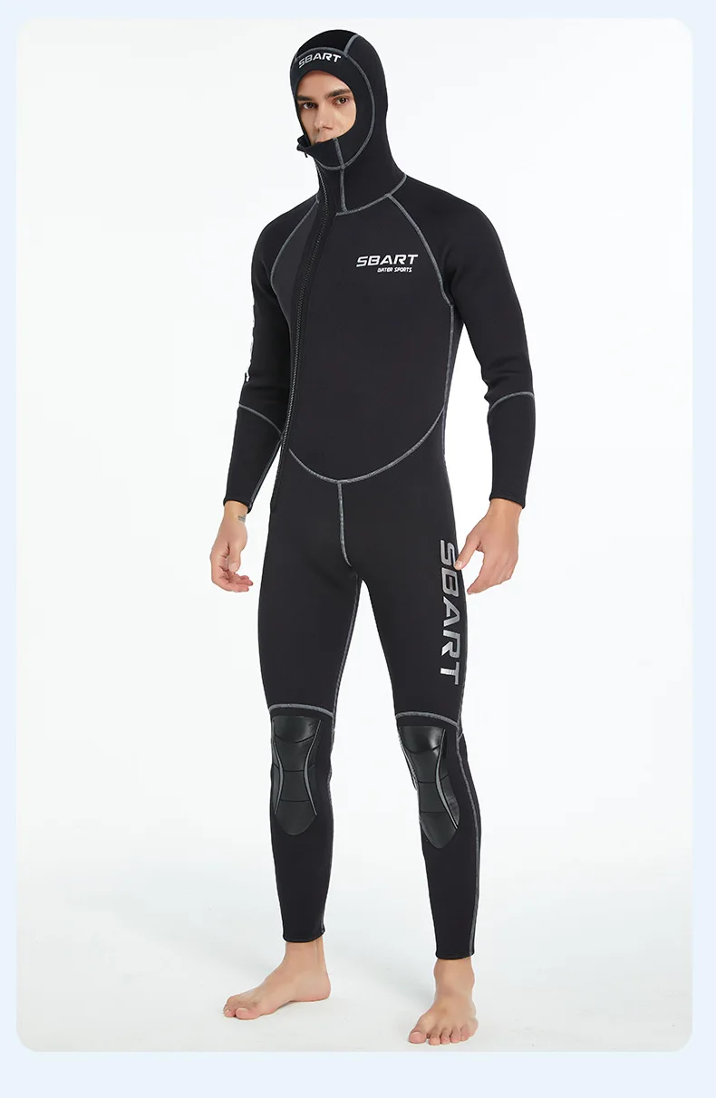 Професионален мъжки водолазный костюм с дебелина 1,5 мм, устойчиви на топлина и студ, за гмуркане с шнорхел и риболов, едно парче водолазный костюм, костюм за сърф