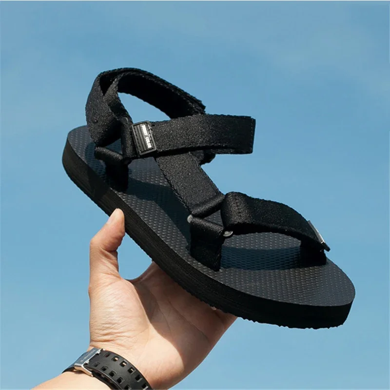 Сандали за мъже Лято 2023 г. Проста ежедневни обувки Удобни обувки за плаж, почивка на открито Нов мъжки ежедневни обувки, Мъжки сандали