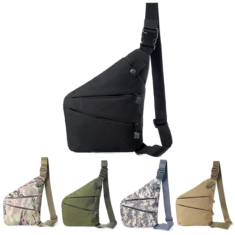 Тактическа нагрудная чанта, богат на функции куриерска чанта на едно рамо, туризъм алпинизъм чанта, камуфляжная поясная чанта, мъжка чанта