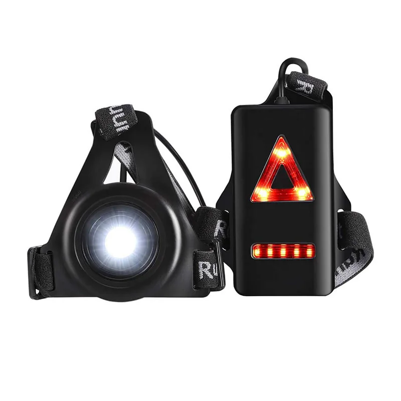 Улични USB зарядни нощни ходови светлини, led гърдите лампа в задната сигнална лампа за къмпинг, разходки, джогинг.