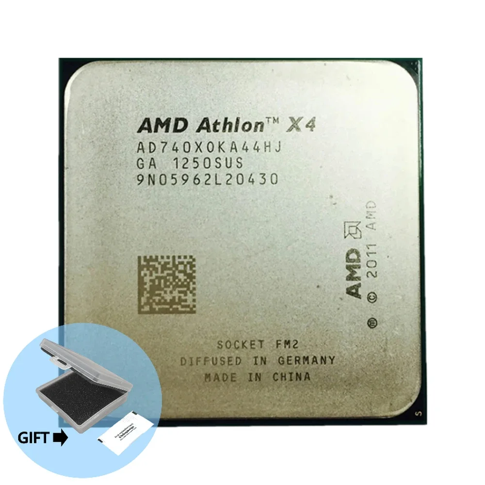 Четириядрен процесор AMD Athlon X4 740 3.2 G 65W AD740XOKA44HJ Socket FM2